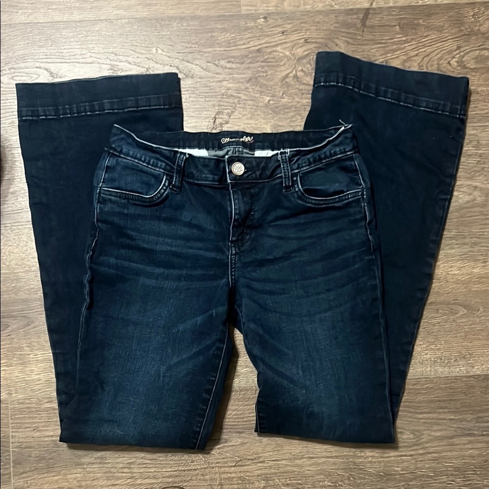 Wrangler Blue Flare Wide Leg Jeans